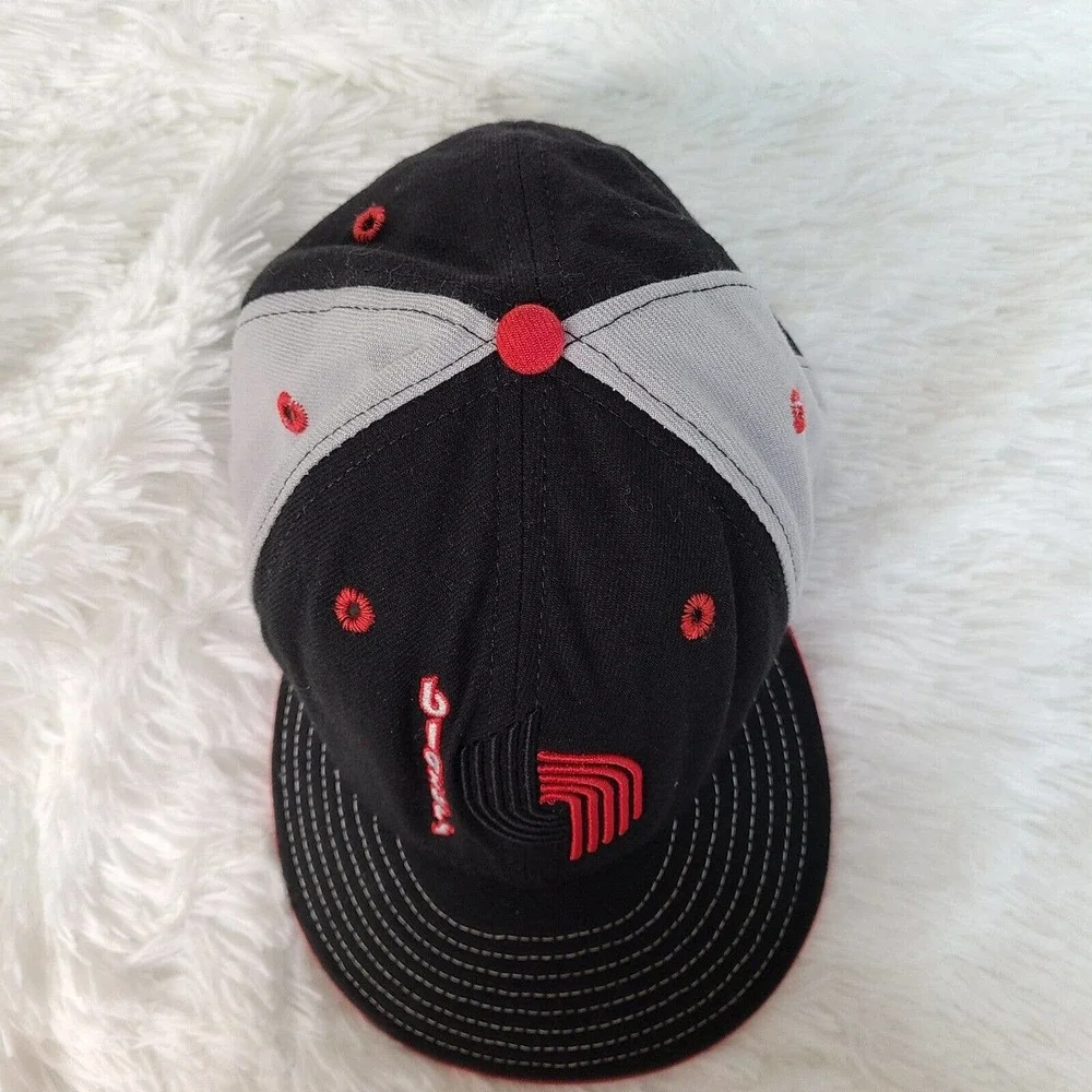 Portland Trail Blazers Fitted Cap Hat Size 7‎ 1/4 NBA Hardwood Classics Men's